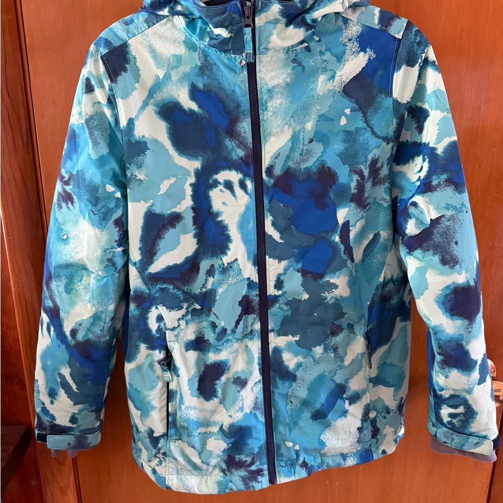 Lands' End Green and Navy Jacket